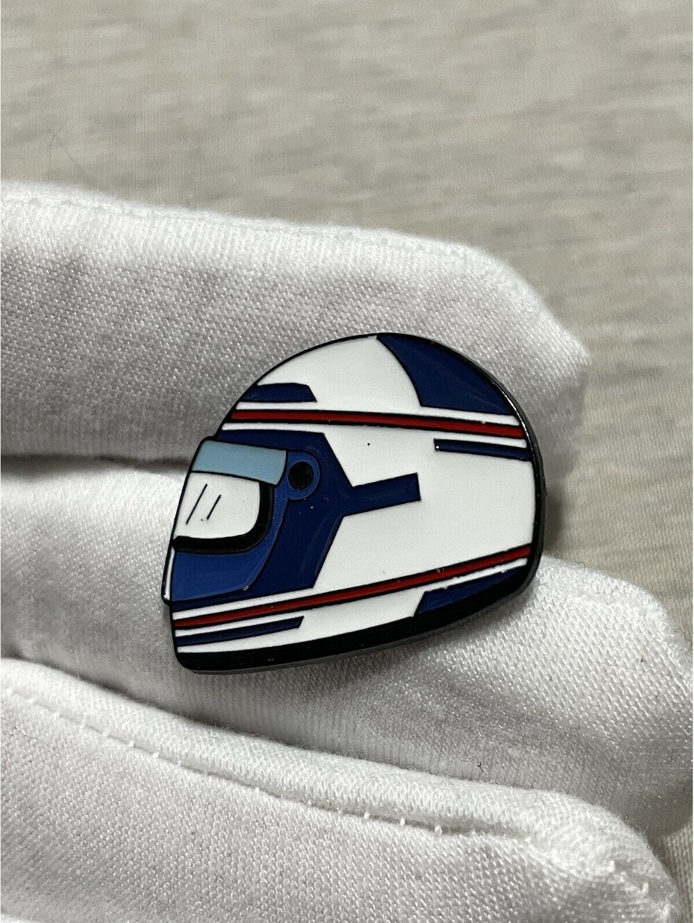 Alain Prost Enamel Pin Brooch F1 Formula1 Custom Anime
